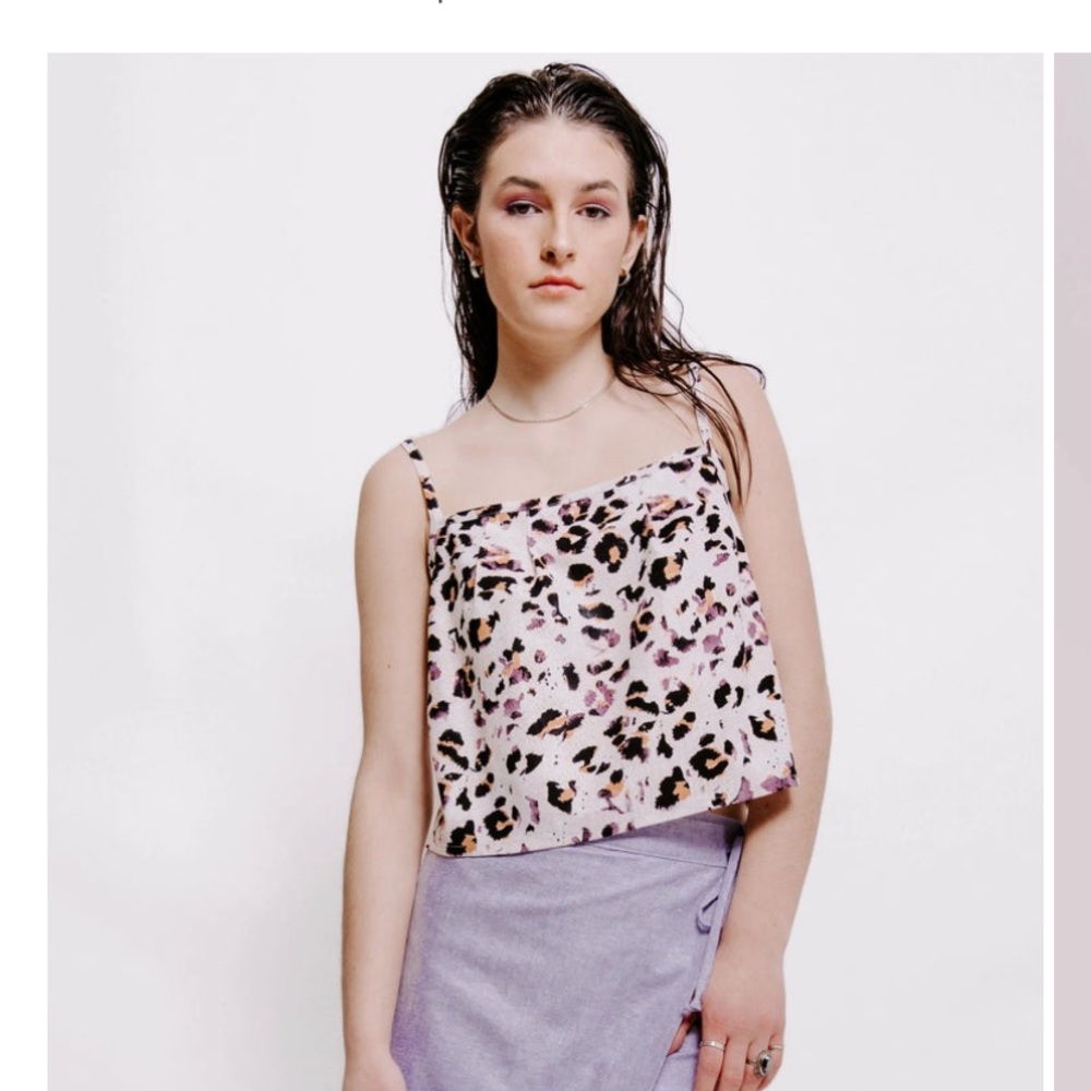 Cultivées - Leopard Print Women's Top